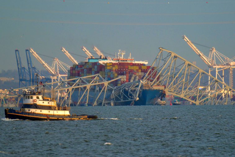 Imaginea articolului Accidentul naval din Baltimore. Nava a emis apel de urgenţă, iar traficul din port a fost suspendat