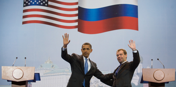 Barack Obama şi Dmitri Medvedev