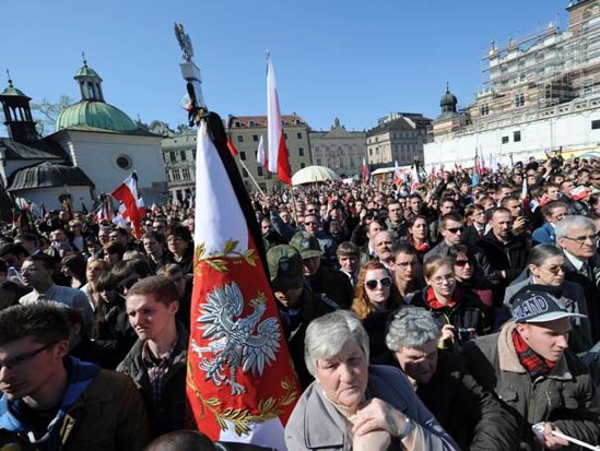 Lech Kaczynski va fi înmormântat duminică la Cracovia (Imagine: Mediafax Foto/AFP)