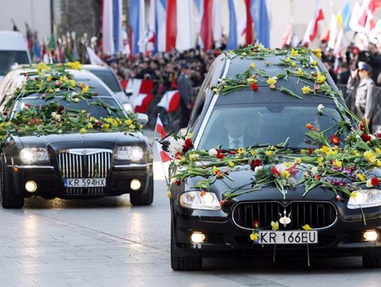 Lech Kaczynski va fi înmormântat duminică la Cracovia (Imagine: Mediafax Foto/AFP)