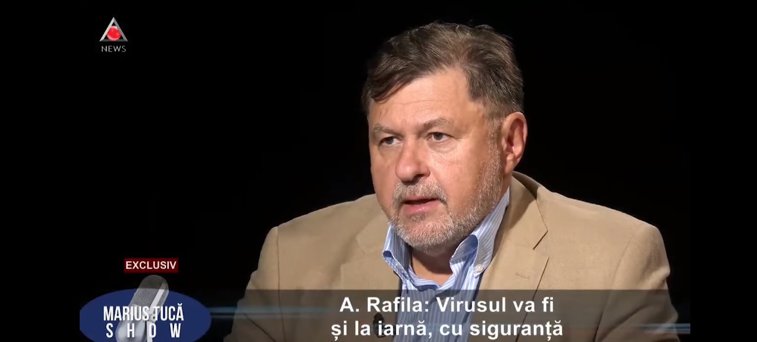 Imaginea articolului Exclusiv Marius Tucă Show – Alexandru Rafila: Ar trebui să se deschidă restaurantele şi teatrele şi în România, în zonele unde sunt foarte puţine cazuri de infectări