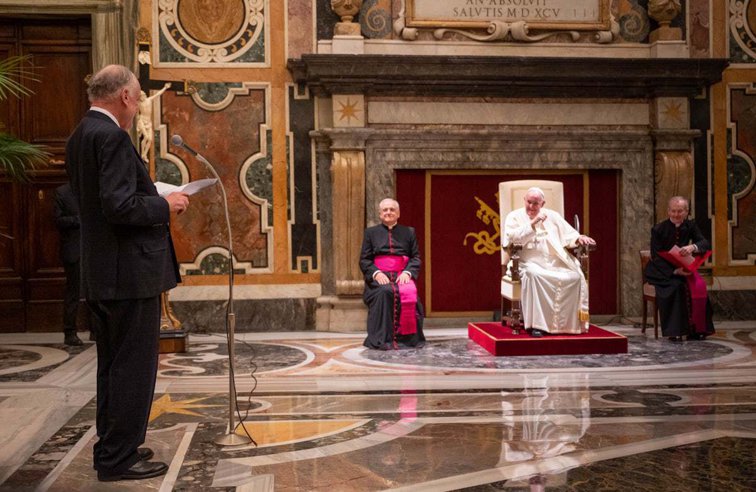 Imaginea articolului COMENTARIU Lelia Munteanu: Papa Francisc, la întâlnirea cu liderii Congresului Evreiesc Mondial: „Nu înaintăm spre neant"