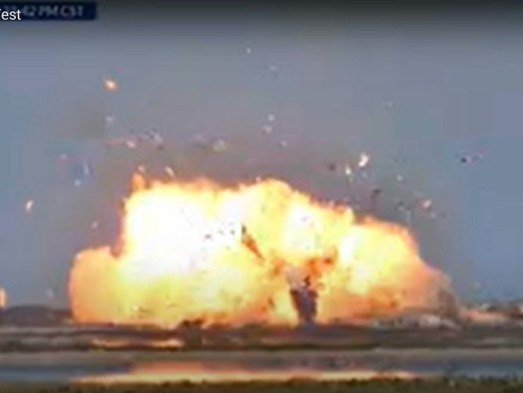 Imaginea articolului Un nou prototip de rachetă SpaceX a explodat. Este al doilea accident de acest gen