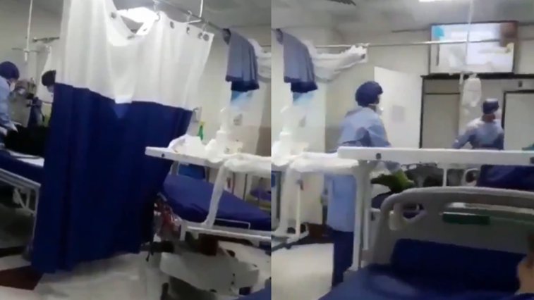 Imaginea articolului Îngropat de viu? Un clip video pare să arate momentul când un bolnav de COVID-19 este băgat într-un sac pentru cadavre | VIDEO