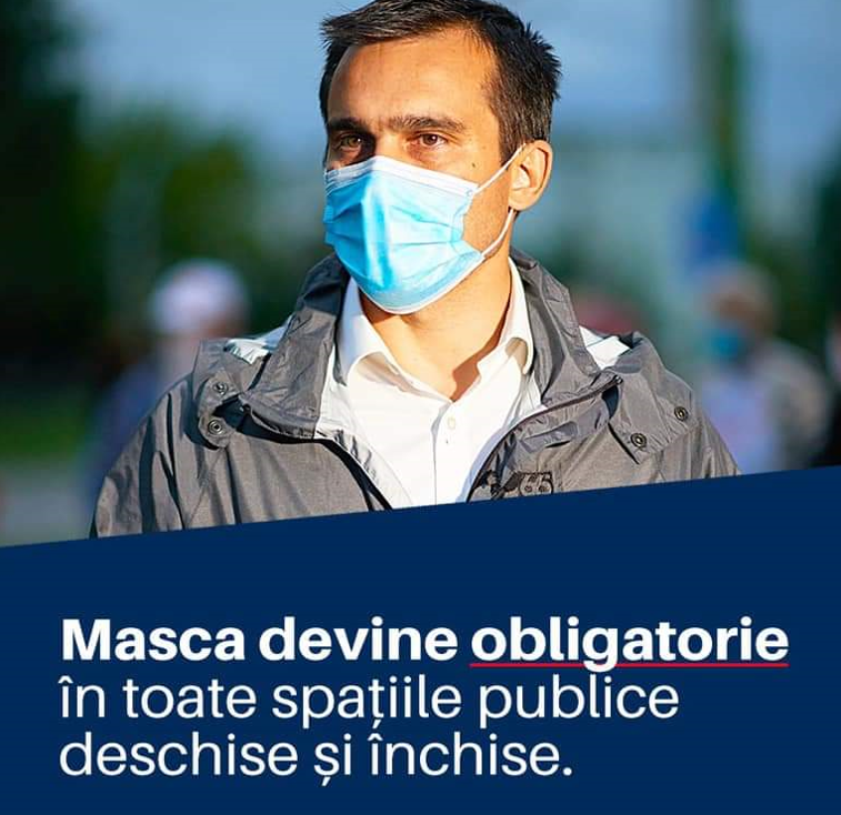 Imaginea articolului De astăzi, în Braşov e obligatorie masca şi în exterior. Poţi merge la munte cu maxim 5 prieteni
