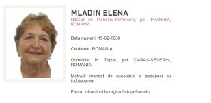 Cea mai în vârstă persoană data în urmărire din România: Elena Mladin de 82 de ani,