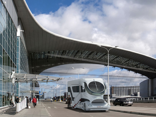 Imaginea articolului Nou mijloc de transport pentru bogaţii lumii: "Avionul" privat care merge pe şosea - FOTO