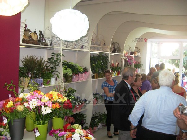 Imaginea articolului Demonstraţie publică de aranjamente florale, la inaugurarea celei mai noi florării din Arad - FOTO