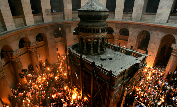 Imaginea articolului Au început renovările la mormântul lui Iisus din Ierusalim - GALERIE FOTO & VIDEO  