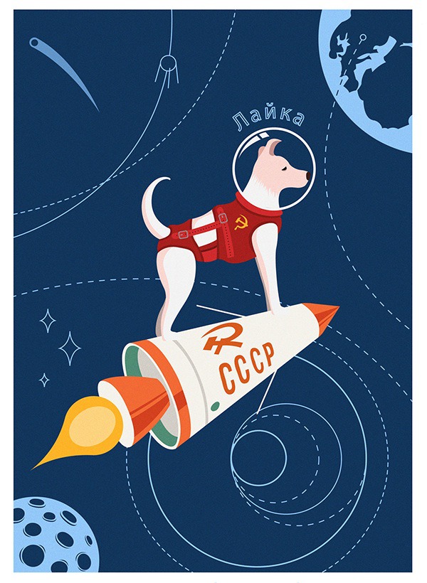 Imaginea articolului Cursa pentru cucerirea spaţiului. Sacrificiul inutil al căţeluşei-cosmonaut Laika