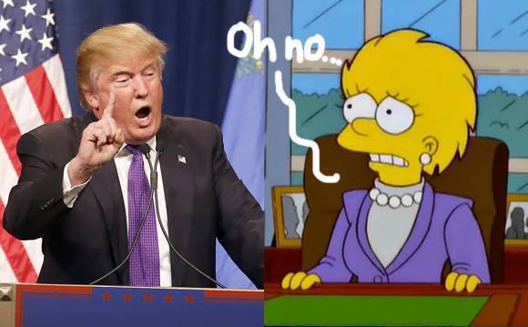 Imaginea articolului "The Simpsons" a prezis preşedinţia lui Trump într-un episod din anul 2000 - FOTO, VIDEO