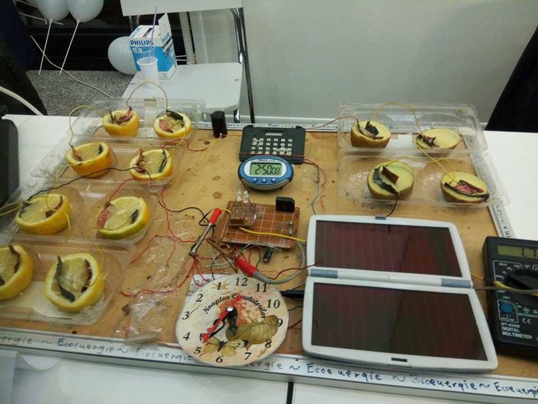 Imaginea articolului Energie din lămâie ori cartofi sau avionul care funcţionează pe bază de celule solare. "Noaptea albă" a invenţiilor şi experimentelor, la Universitatea din Craiova. GALERIE FOTO