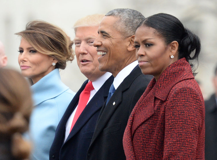 Imaginea articolului Confruntare inedită între Michelle Obama şi Donald Trump, la premiile British Book