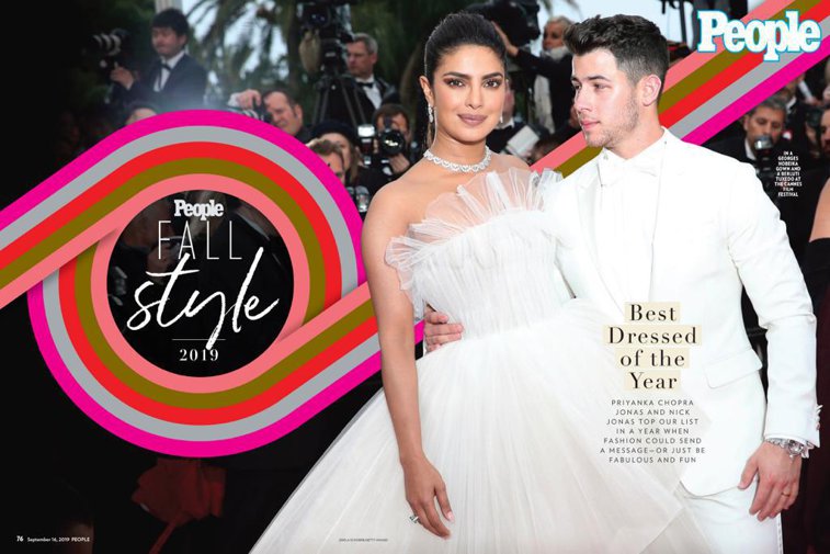 Imaginea articolului Starul pop Nick Jonas şi soţia lui, Priyanka Chopra, desemnaţi de People ca fiind vedetele cel mai bine îmbrăcate în 2019 