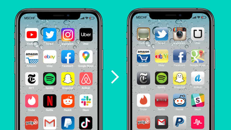 Imaginea articolului Cum poţi inlocui pictogramele de pe iPhone cu unele retro