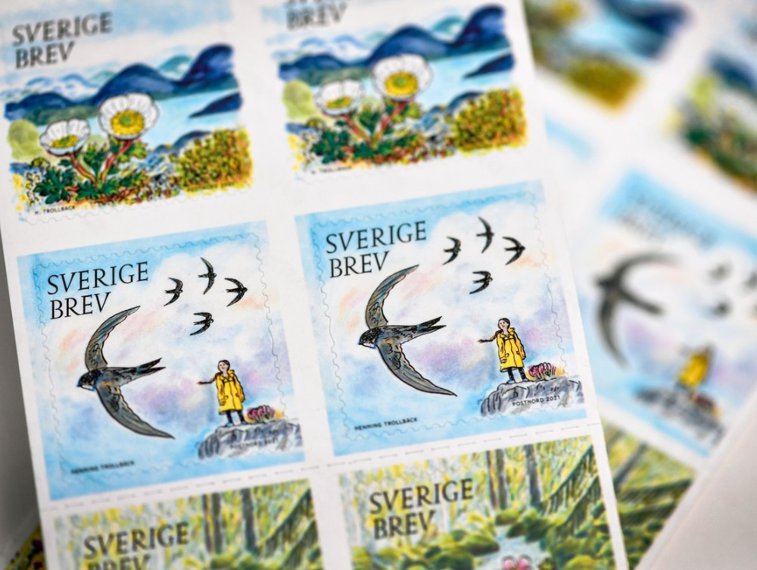Imaginea articolului Greta Thunberg va apărea pe timbrele din Suedia, într-o colecţie despre protejarea mediului