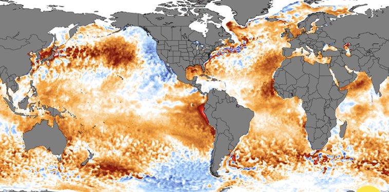 Imaginea articolului Nivel îngrijorător. Temperatura la suprafaţa oceanelor din întreaga lume a atins un nivel record