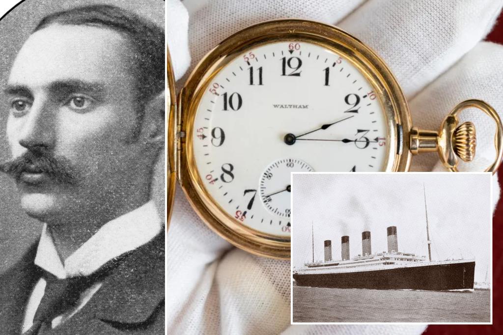 Ceasul de buzunar al celui mai bogat om de pe Titanic a fost vândut la licitaţie pentru o sumă record