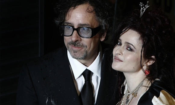Helena Bonham-Carter si Tim Burton (Imagine: Mediafax Foto/AFP)