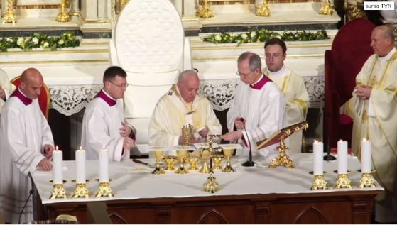 Imaginea articolului Pope Holds Mass at St. Joseph Cathedral in Bucharest