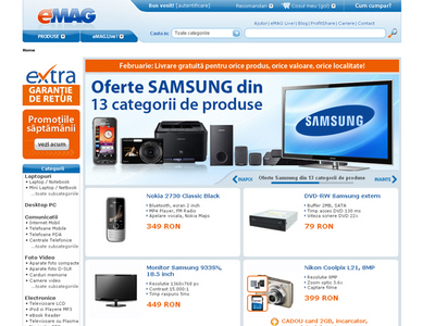 Imaginea articolului Romanian Online Store eMAG Eyes EUR100M Sales In 2010, Up 56% On Yr