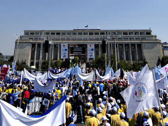 Imaginea articolului Romanian Union Leader Announces Daily Protests, 40,000 To Rally On May 19