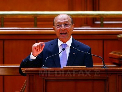 Imaginea articolului Romanian President Traian Basescu To Address Parliament On March 7 At 11 a.m.