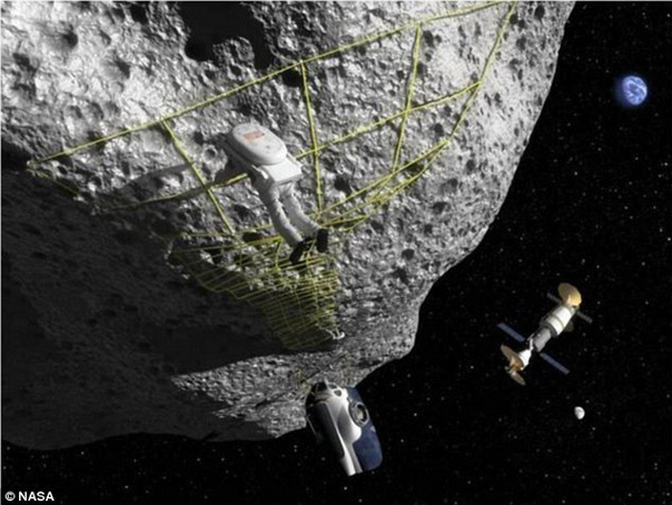 Imaginea articolului PLANURILE îndrăzneţe ale NASA: Cum se capturează un asteroid pentru a-l transforma într-o staţie spaţială