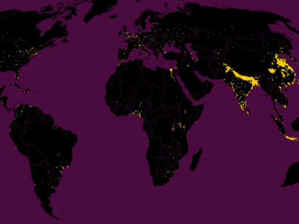 Imaginea articolului Cum este repartizată populaţia Terrei: 50% dintre oameni trăiesc înghesuiţi pe 1% din suprafaţa planetei - FOTO