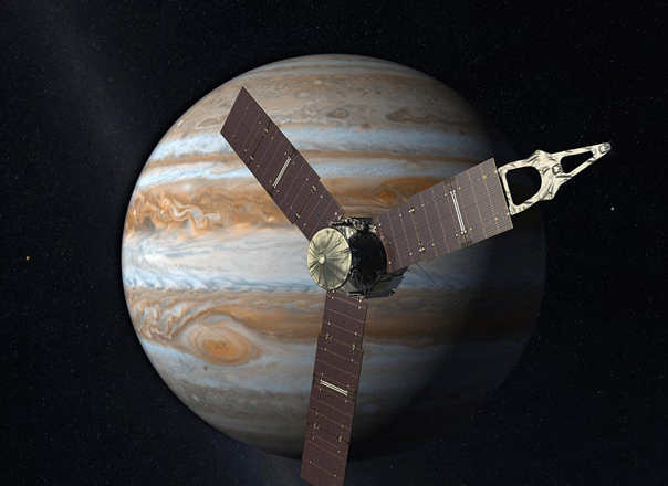 Imaginea articolului Prima imagine color cu planeta Jupiter, trimisă de către sonda spaţială Juno - FOTO