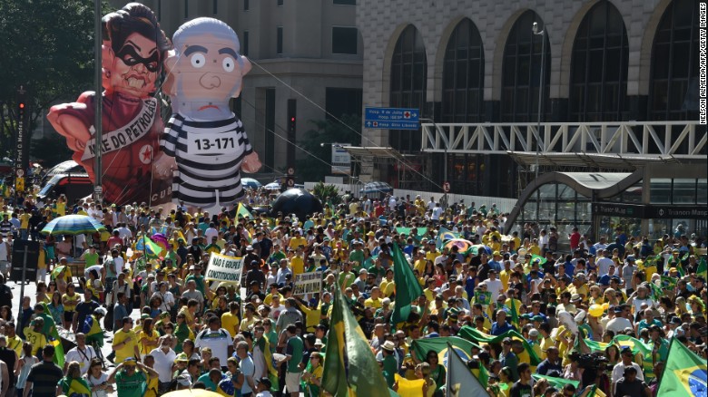 Euforie în Brazilia după ce preşedintele a ajuns aproape să fie pus sub acuzare
