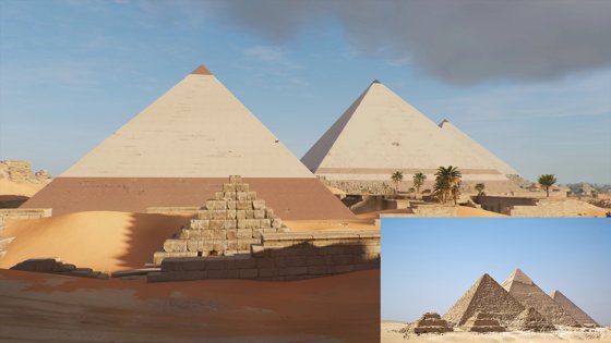 Cum arătau piramidele egiptene antice acum 4,500 ani, atunci când au fost construite