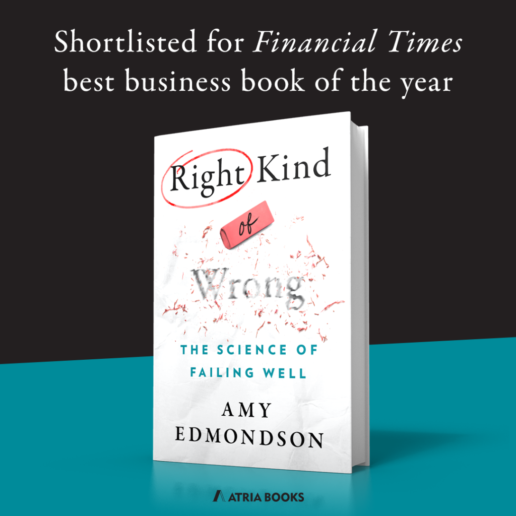 Business MAGAZIN. Amy Edmondson, câştigătoare a premiului FT Book Award, critică celebra mantră ”Eşuează rapid, eşuează frecvent”. Cartea sa "Right Kind of Wrong" îşi propune să reformuleze eşecul şi să promoveze asumarea inteligentă a riscurilor