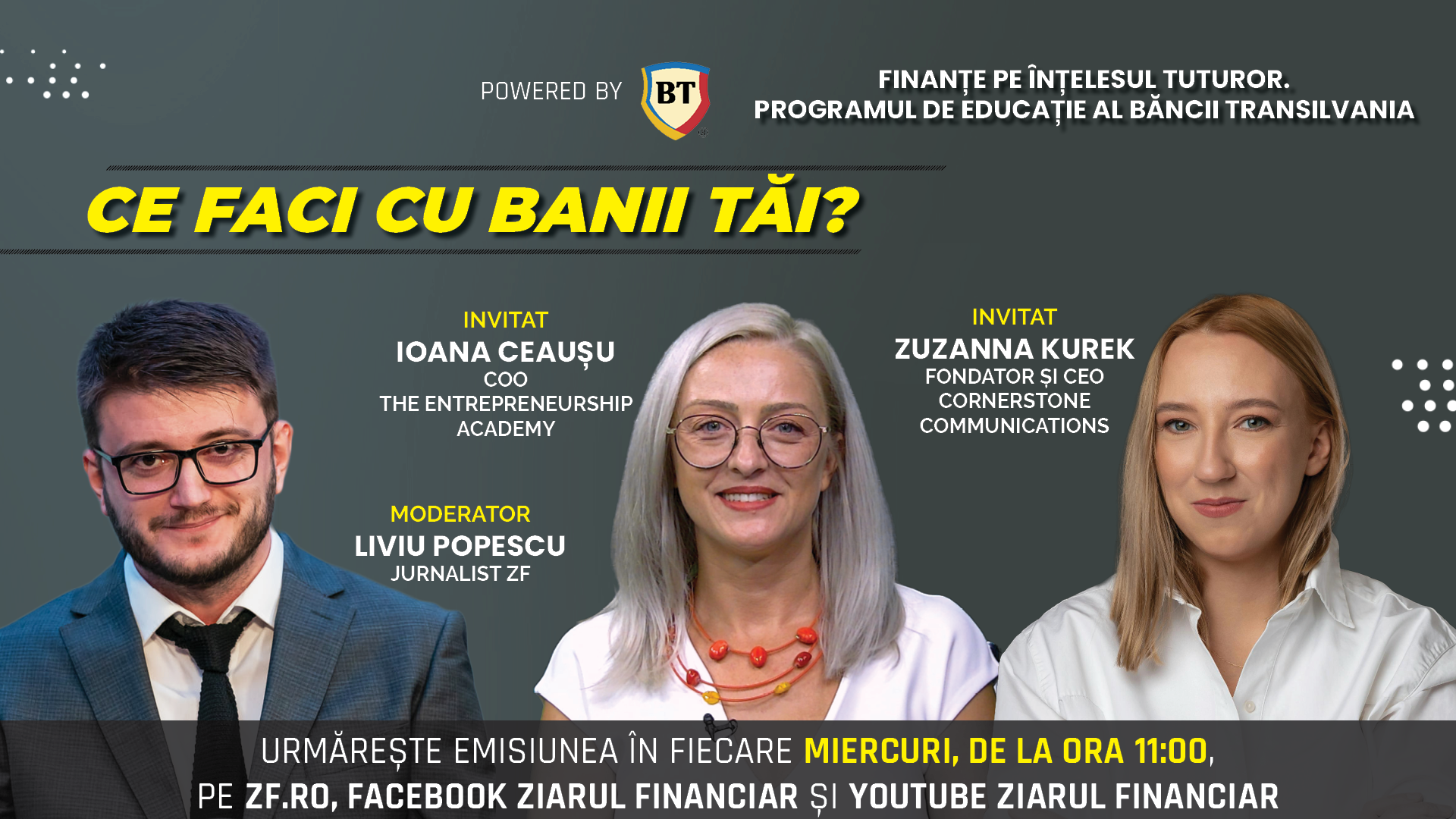 CE FACI CU BANII TĂI? Cum aleg ideea de business? Cum...