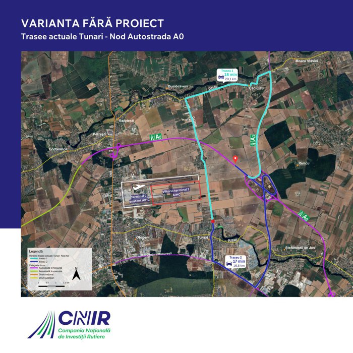 Cel mai mare proiect de infrastructură pentru Aeroportul Otopeni: Terminal nou de 1,4 mld. euro, metrou de 14 km şi drum expres spre A0. Conexiunea de 2,5 km va reduce la doar 2 minute un drum care acum necesită 20 de minute
