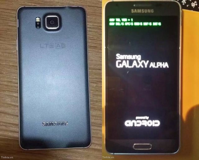 Samsung Galaxy Alpha: primele imagini şi detalii despre hardware