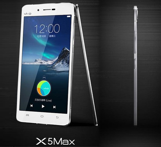 Cel mai subţire smartphone din lume: Vivo X5 Max are o grosime de numai 4,75 milimetri