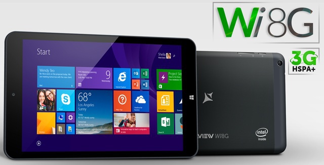 Allview a anunţat Wi8G, o tabletă Windows 8 cu ecran de 8" şi conectivitate 3G