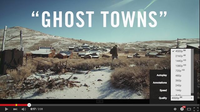 Ghost Towns: primul clip de pe YouTube în rezoluţie 8K