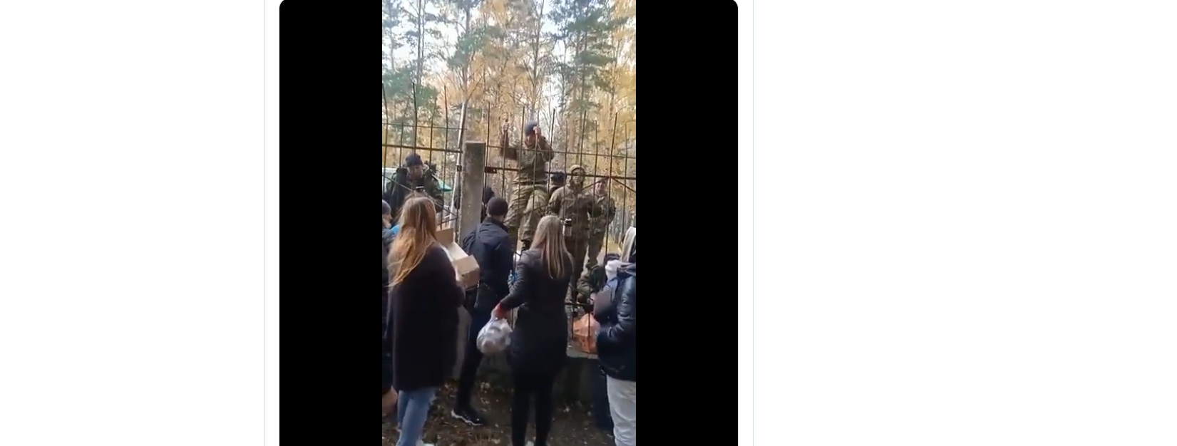 Rudele soldaţilor ruşi mobilizaţi le livrează mâncare celor dragi, prilej de glume pentru ucraineni