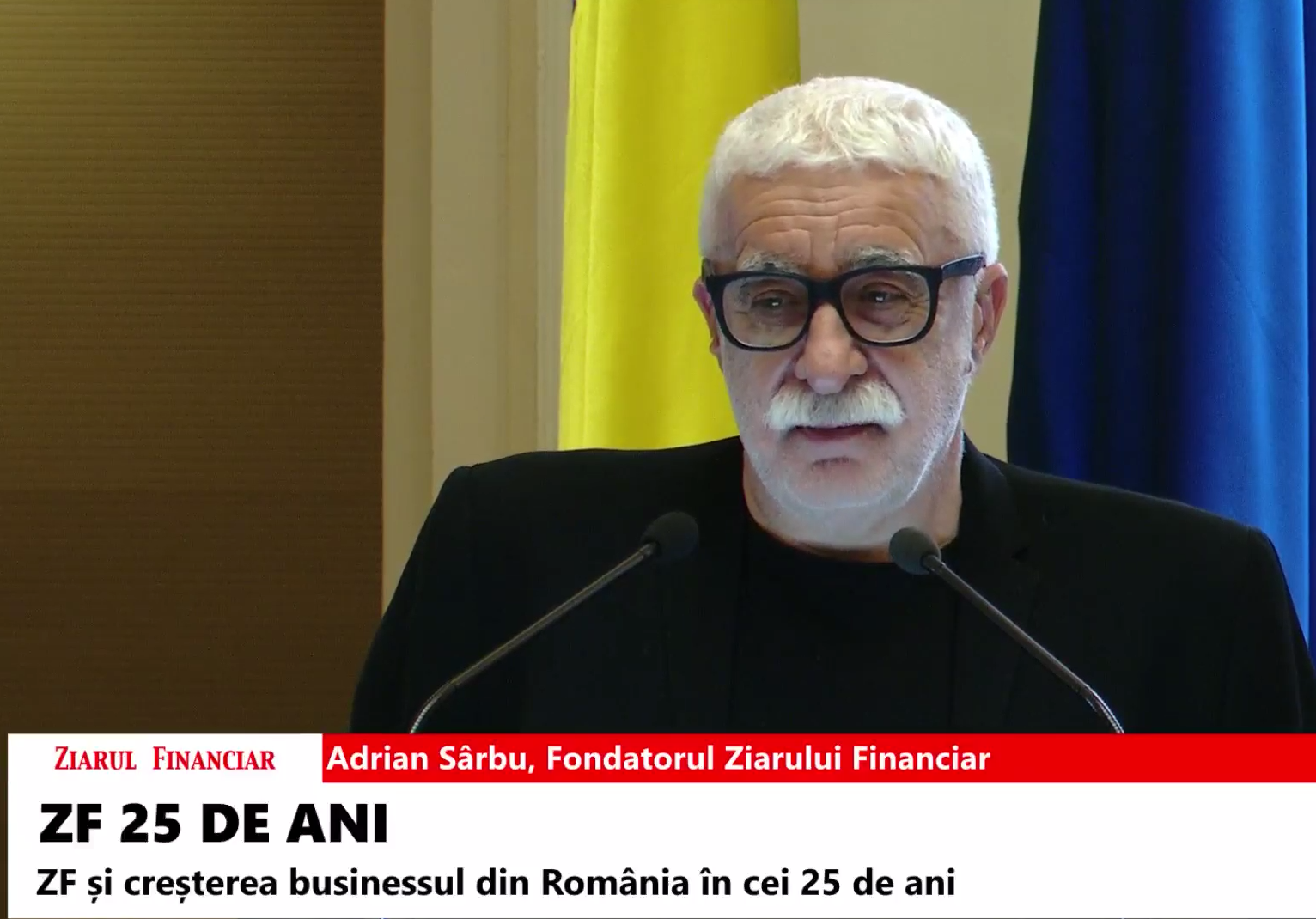 Adrian Sârbu: Ziarul Financiar a crescut, s-a bătut, a câştigat în fiecare zi. România de azi stă pe ceea ce am făcut noi, antreprenorii de business, pe milioane de oameni cărora le-am creat un viitor