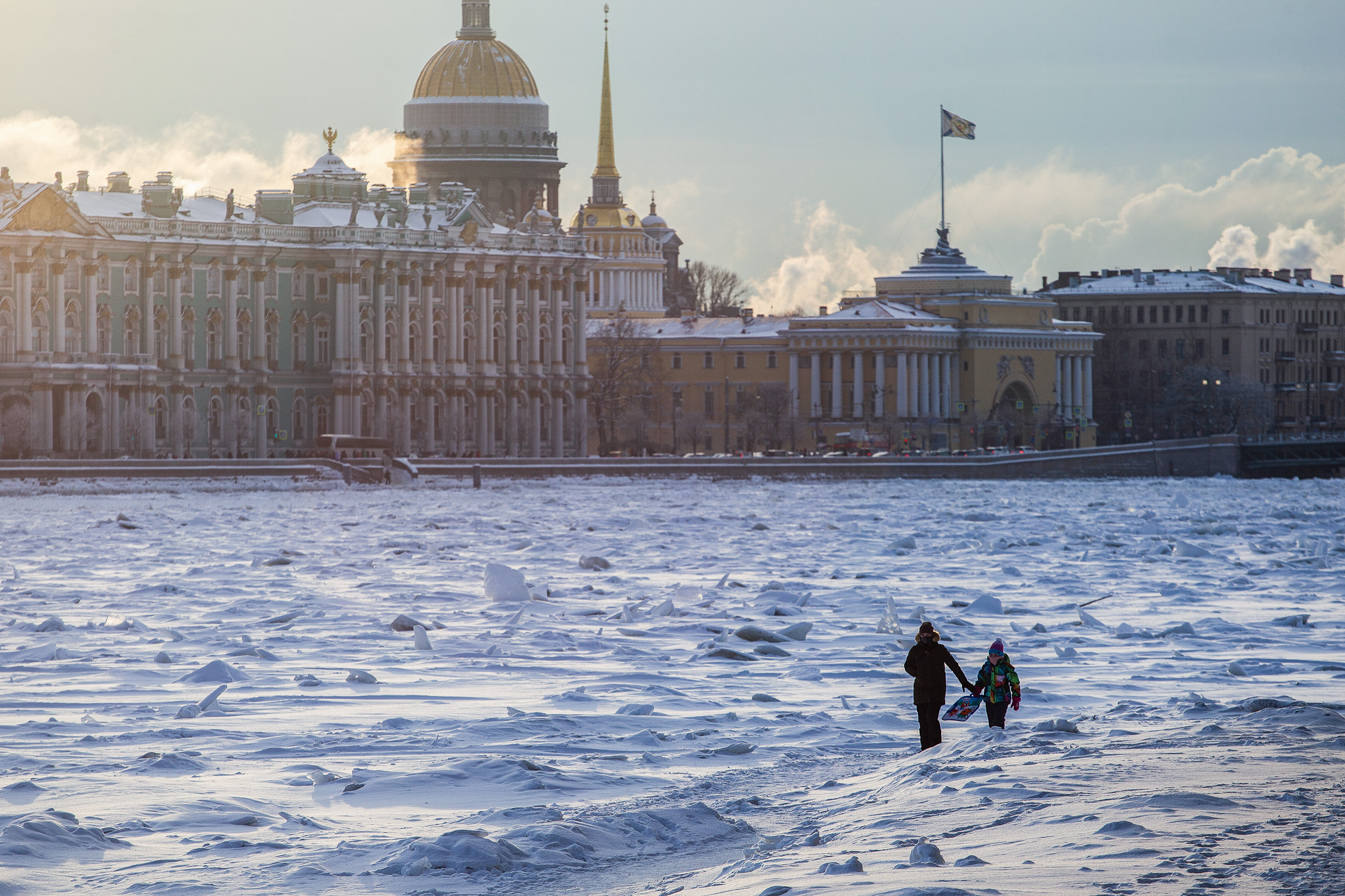 În oraşul rusesc Sankt Petersburg a fost înregistrată cea mai scăzută temperatură din ultimii 74 de ani