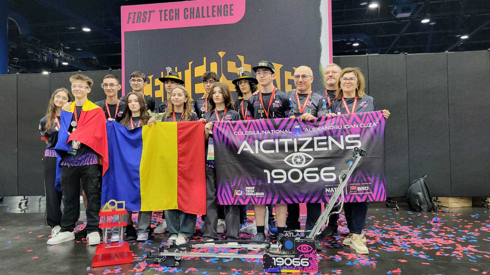 Elevii români, campioni mondiali la robotică pentru a doua oară 