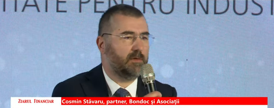Cosmin Stăvaru, Bondoc&Asociaţii: Trei teme ar trebui...