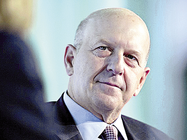 Salarii de bancheri: Goldman Sachs i-a plătit directorului general David Solomon 47 mil. dolari anul trecut, cu 21% mai mult decât în 2024 şi maximum de când a preluat conducerea băncii