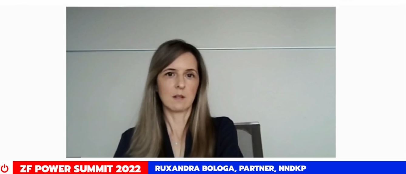 ZF Power Summit 2022. Ruxandra Bologa, Partner, NNDKP: Sprijinul anumitor categorii nu trebuie să se facă prin preţ, nu pentru toată lumea şi nici prin supraimpozitarea sectorul pe care vrem să-l susţinem, adică producătorilor de energie regenerabilă