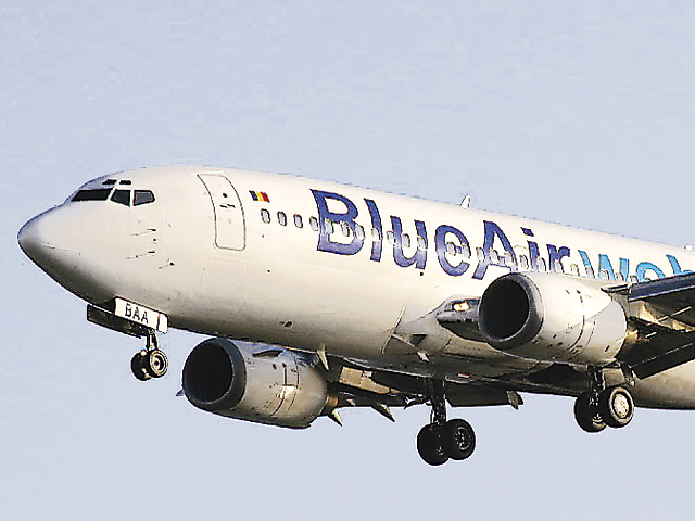 Blue Air: Operaţiunile de zbor se derulează în condiţii normale
