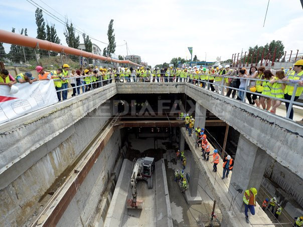 Secţiunea Parc Bazilescu - Străuleşti a Magistralei 4 de metrou a fost finalizată 