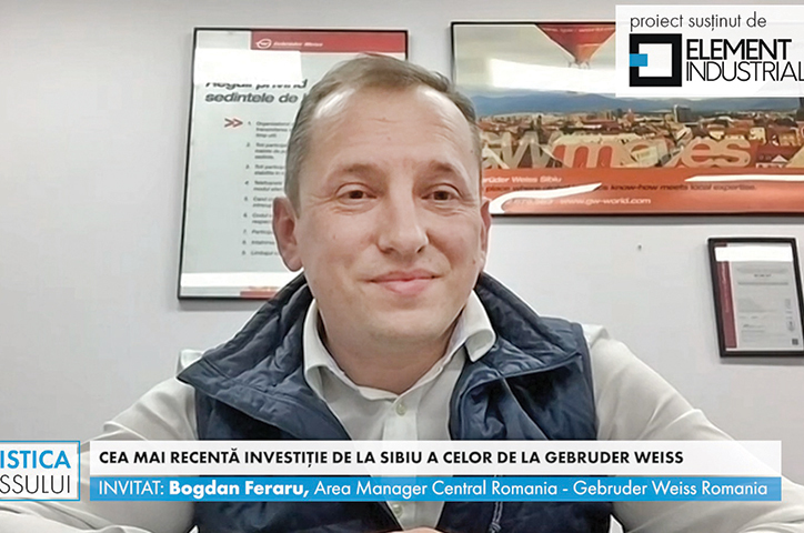 ZF Logistica businessului.  Bogdan Feraru, GW România: Infrastructura este foarte importantă pentru expansiune. Mizăm pe Sibiu şi pentru că avem autostrada la 20 m de noi