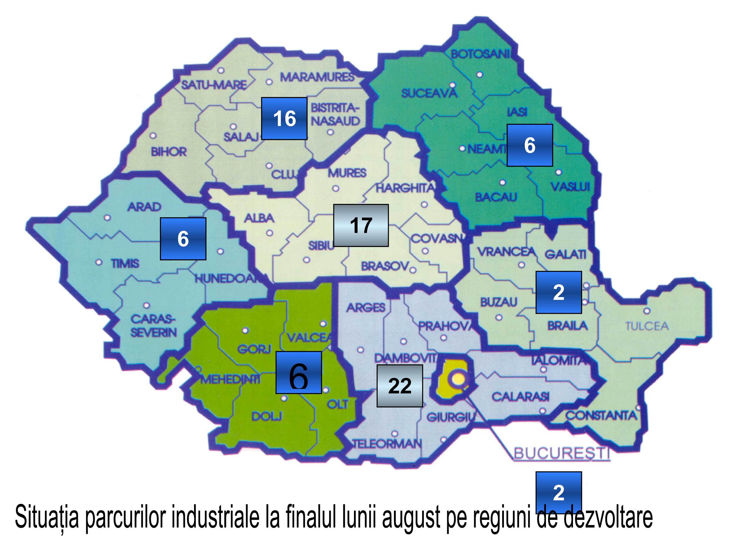 Harta Parcurilor Industriale Din Romania 60 000 De Oameni